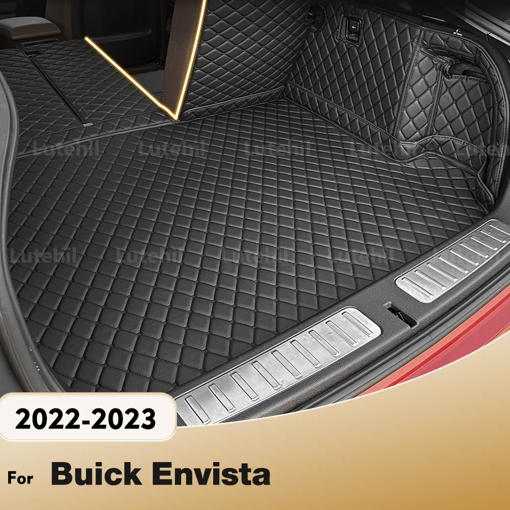 

LUTEHIL For Buick Envista 2022 2023 Custom Car Trunk Mat High quality Leather Cargo Liner Car Accessories Interior