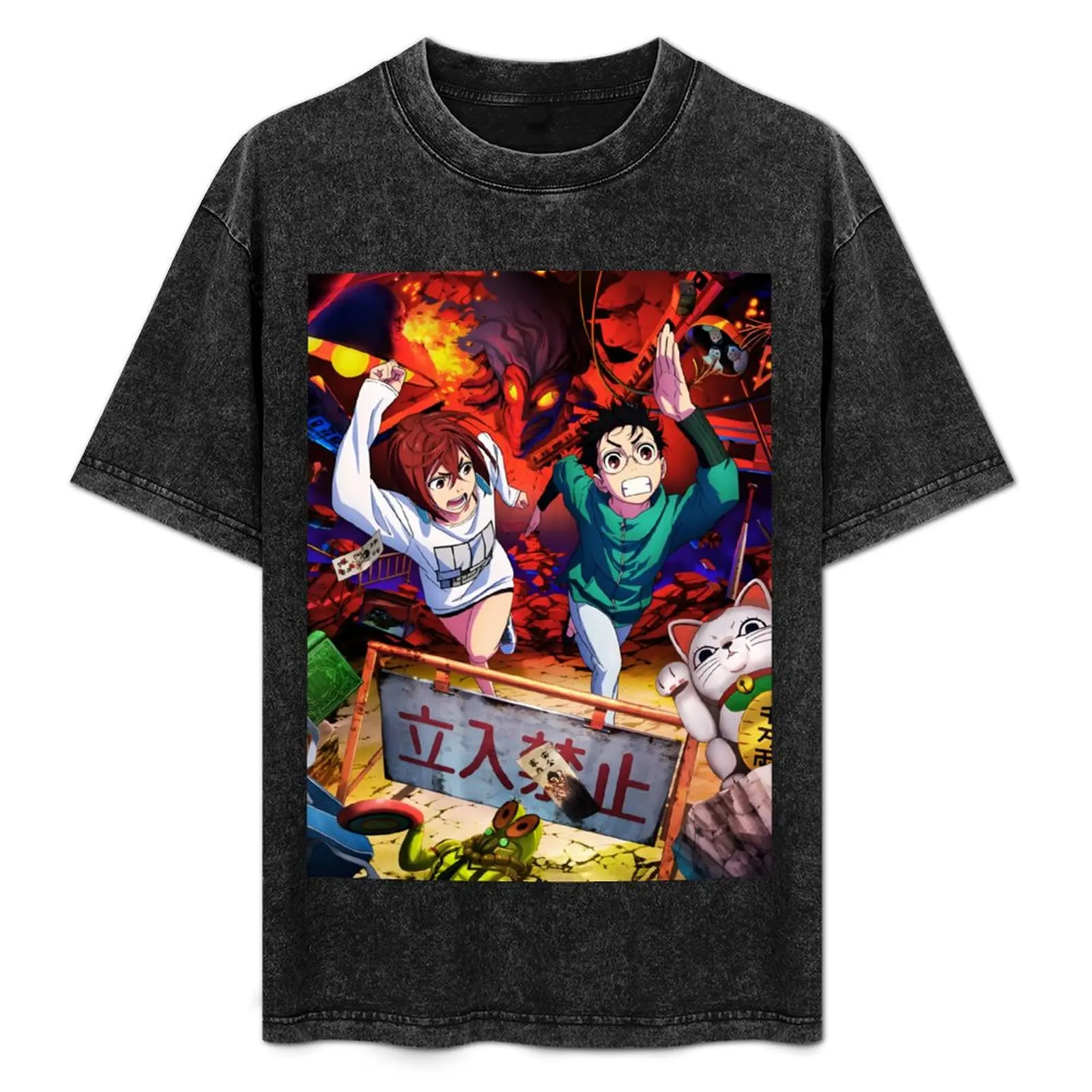 

Dan Da Dan Monster Chasing T-Shirt graphics anime shirt men clothing