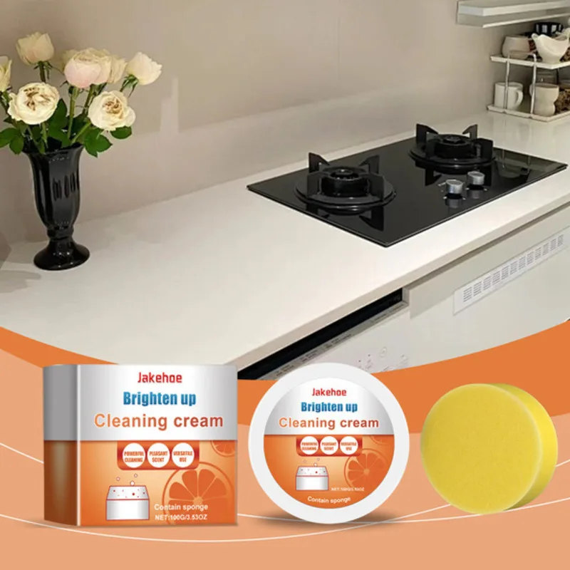 

Многоцелевая чистящая паста с осветляющим эффектом, пятно, кухонная вытяжка, гостиная, ванная комната, не повреждающее домашнее использование