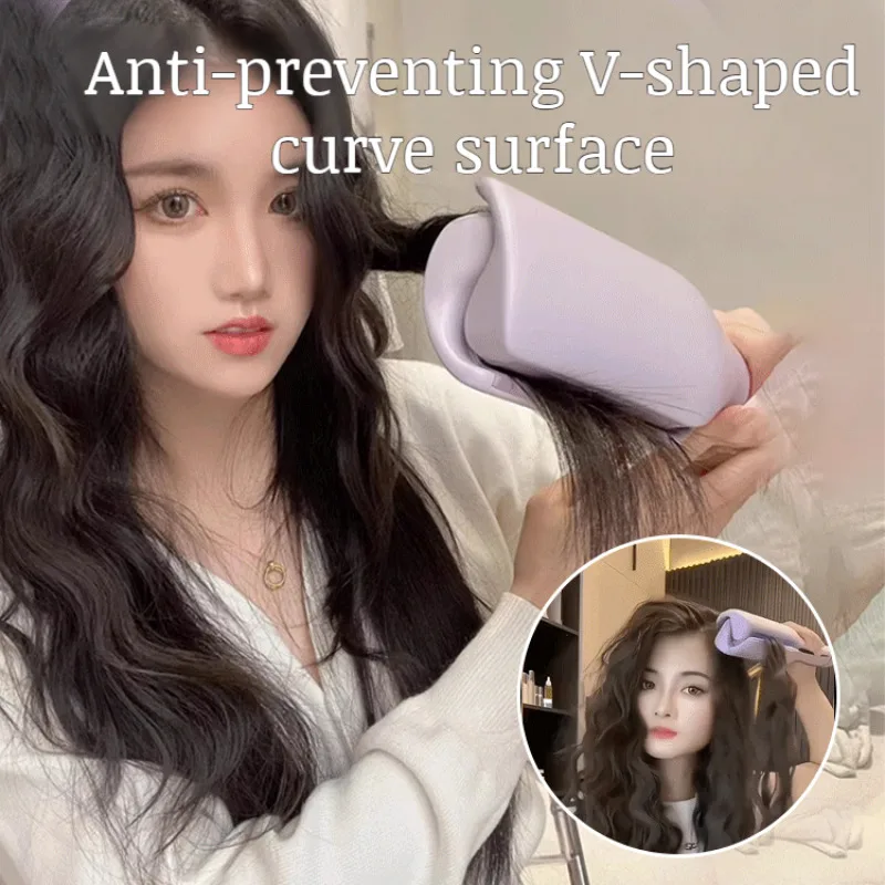 

Плойка для завивки волос с отрицательными ионами 32 мм, для создания французских локонов и волн, инструмент для укладки крупных волн без повреждения волос, для домашнего использования