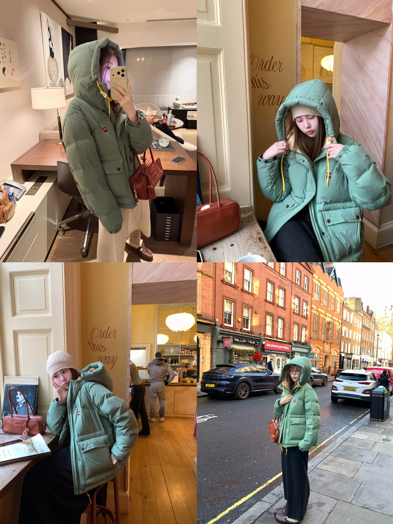 

Realzz Official White Goose down Bomber Sle Jaet Tee Star Durable Water Repellent Women's Puffer Coat Warmth