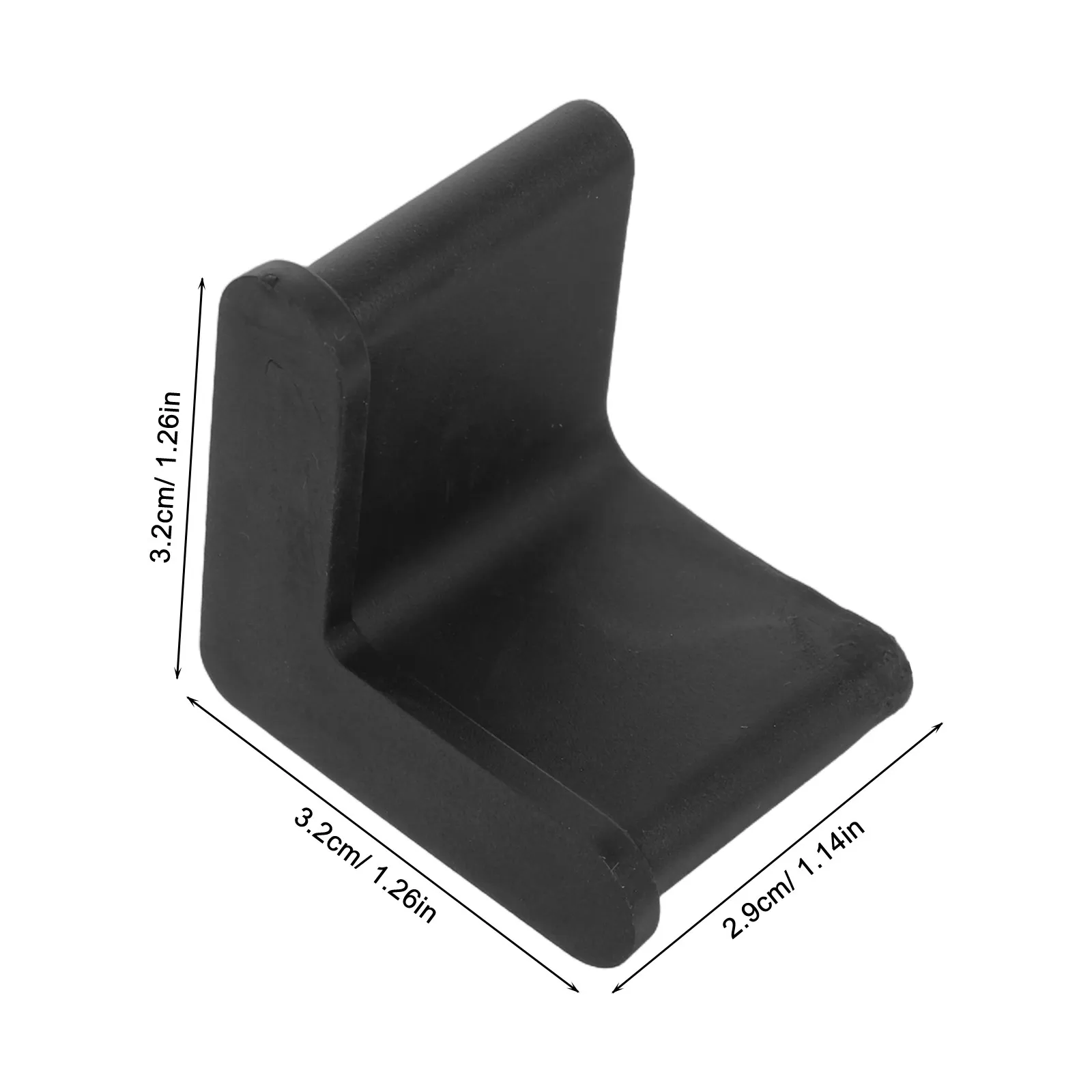 20 pcs Feet Covers Floor Pads Chair Leg Protectors Furniture Halloween Christmas New Year Bed Frame Leg Cover Black