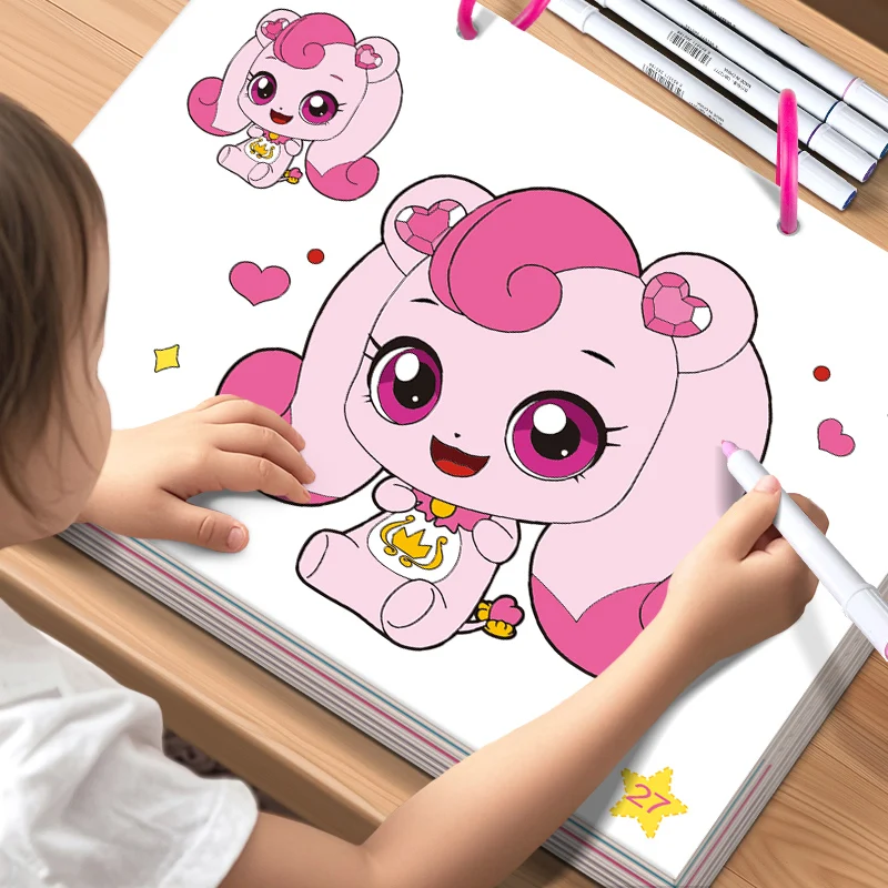 My Original Comic Sketch Book, Bilingual Chinese‑English Children’s Coloring and Free Doodle Activity Book