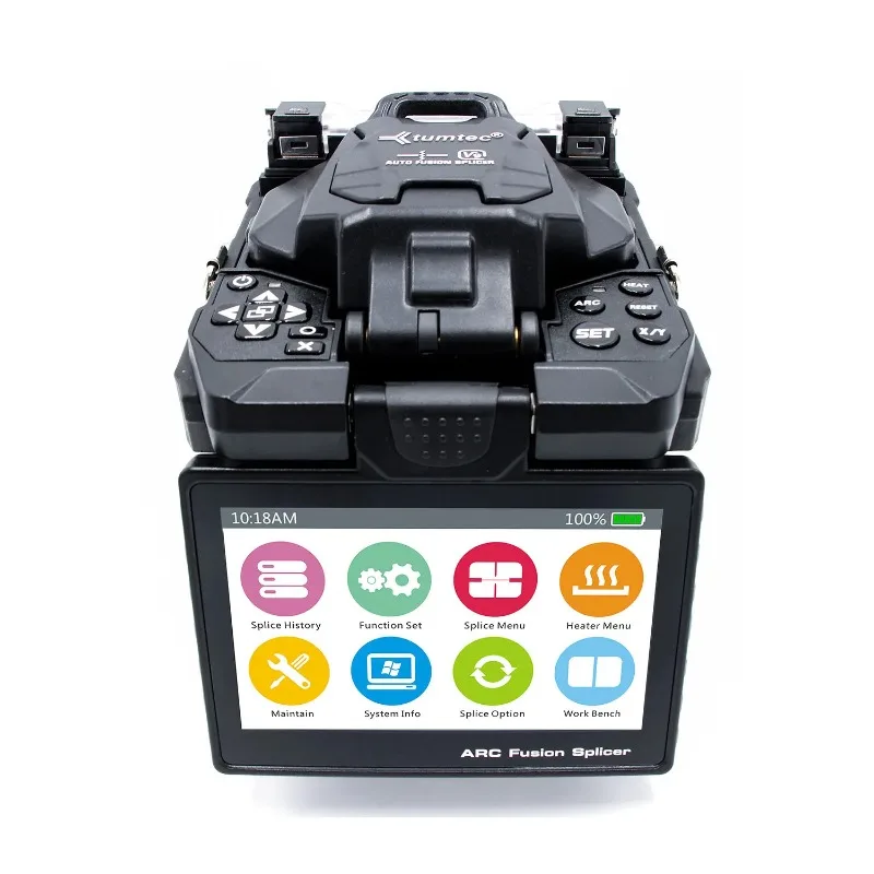 

Tumtec V9 Backbone Fusion Splicer, 6 Motors, Long Distance Optical Trunk, Fiber Splicing Machine