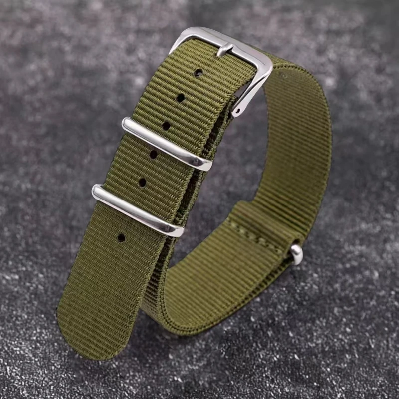 Universele Canvas Horlogeband 18mm 20mm 22mm Nylon Polsband NAVO Horlogeband Voor SEIKO Tissot Swatch OMEGA IWC CASIO Armband