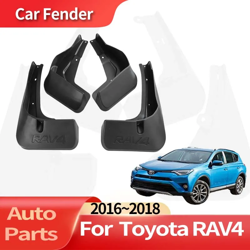 

Auto Accessories For Toyota RAV4 2016~2018 XLE Limited Car Fender Anti-sand Splash Mud Guard Skin Punch-free Installation Tools