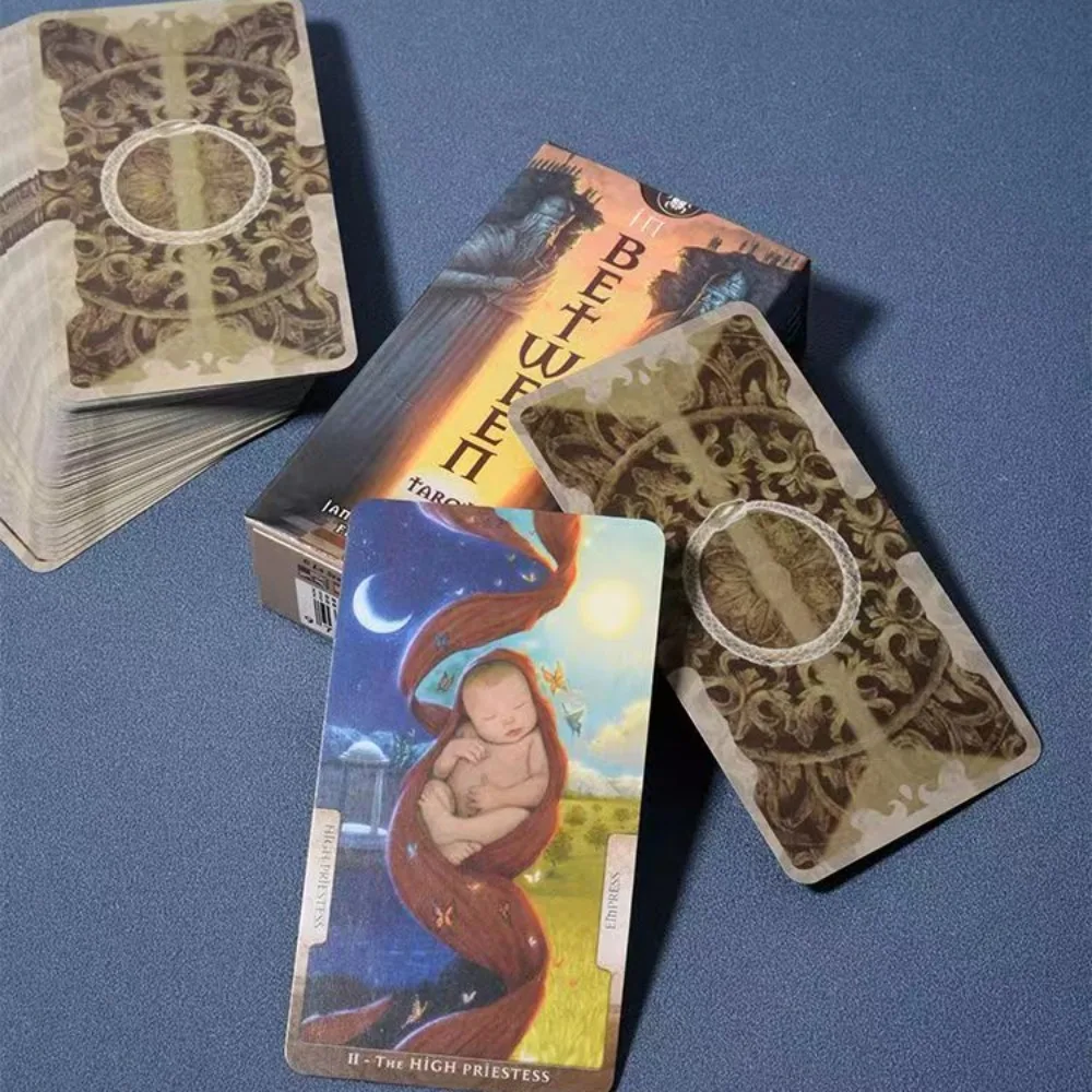 In Between Tarot with Guidebook for Beginners 78 Pcs Cards Provides You with Fascinating Readings In A New Way 12*7cm