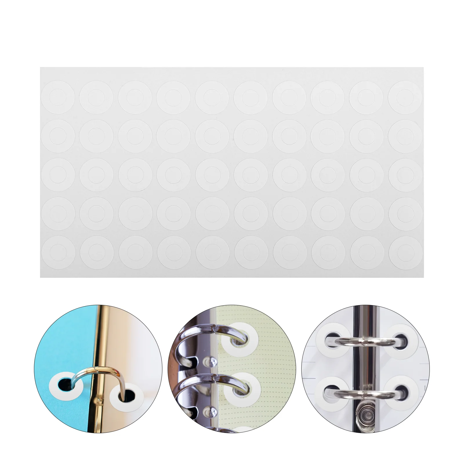 

2000pcs Book Hole Reinforcement Stickers Self-Adhesive Page Reinforcement Circles For Binder Loose-Leaf Paper Repair Hole Punch