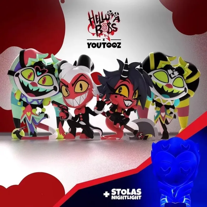 

Original in Stock Helluva Boss Stolas Blitzo Moxxie Loona Figure Collection - Youtooz Limited Edition Demon Character Toy Model