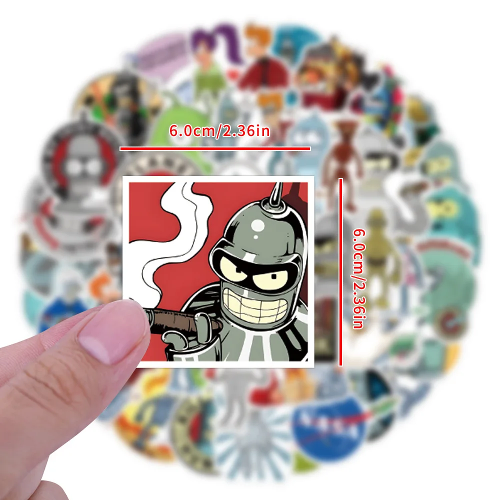

10/30/55/110PCS New Disney Cartoon Futurama Graffiti Stickers DIY Guitar Refrigerator Phone Laptop Suitcase Water Cup Skateboard
