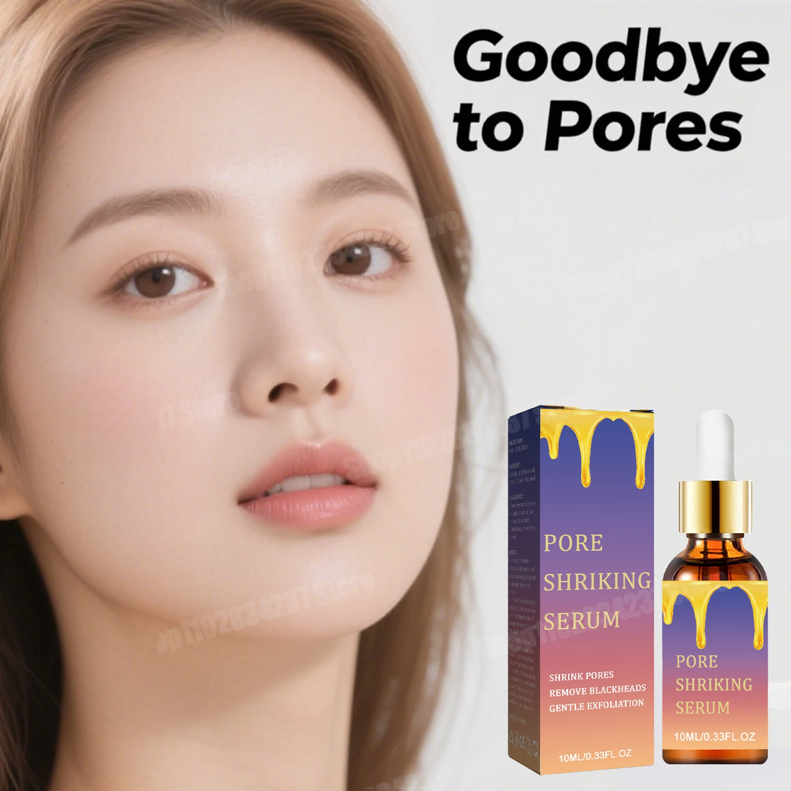 

Face Skin Care Essence Oil Shrink Large Pores Repair Moisturizing Essence Facial Care Products Beauty and Health