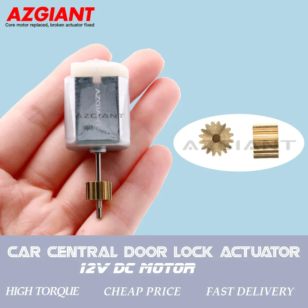 

AZGIANT 16 teeth Car Door Lock Actuator 12V DC Motor Engine For Benz Vito Viano W639 W638 V220 V230 V280 A6397300435 repair