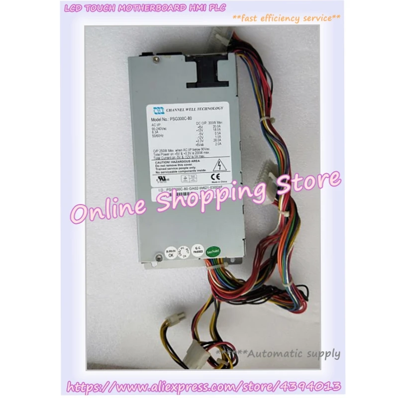 

CWT 1U PSG300C-80 A-02I industrial using tested