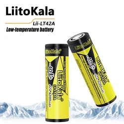 1-20PCS LiitoKala Lii-LT42A 3.7V 4200mAh 21700 Battery 42A Power 10C Discharge Ternary Lithium Batteries DIY Electric Bicycle