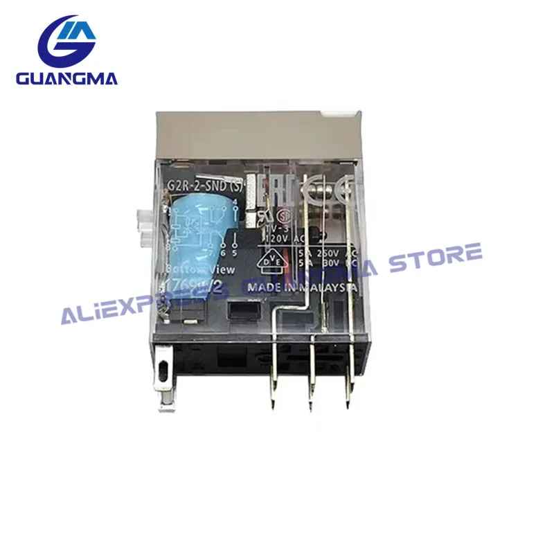 Imagem -02 - Pcs G2r1-snds G2r-1-snds G2r-1-sndi G2r-1-sni G2r-1-sni G2r2-sn G2r-2-sni s Dc24v Ac220v Ac110v Ac230v 8pin 10