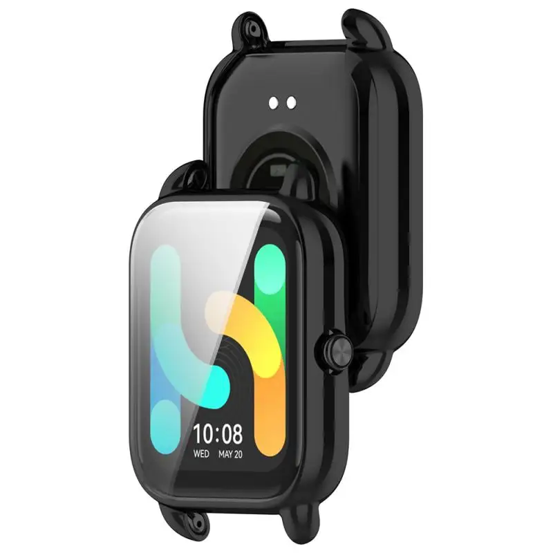 2/3PCS Tpu Protective Cover Easy Installation All-round Durable Anti-fall Firm Watch Case Precise Fit Mellow