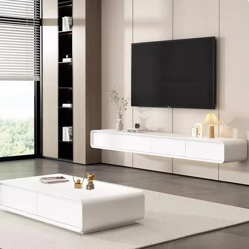 

White Living Room Tv Stands Fireplace Universal Organizer Storage Salon Designer Tv Table Modern Muebles Chinese Style Furniture