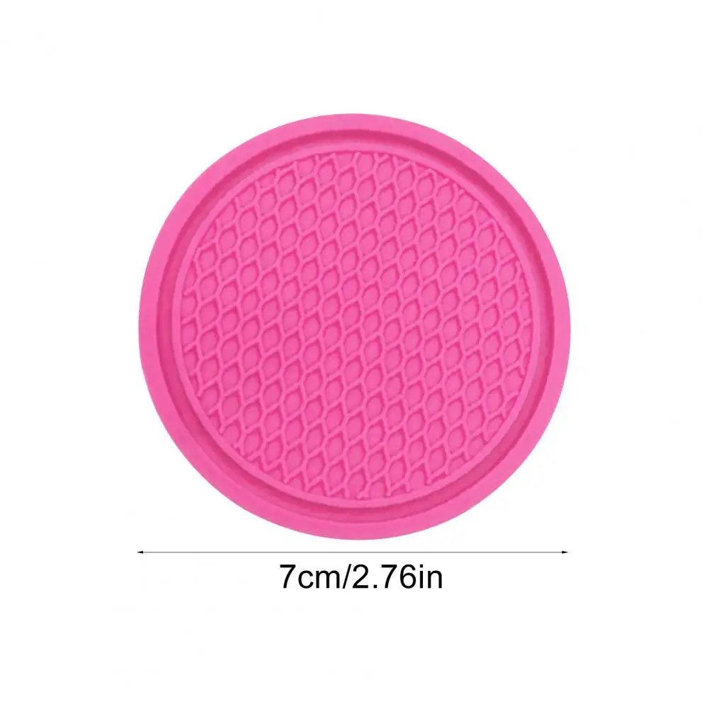 2Pcs Car Cup Holder PVC Anti-Slip Honeycomb Design Car Interior Organizer Bottles Phones Keys Comfortable Driving Car Accessory