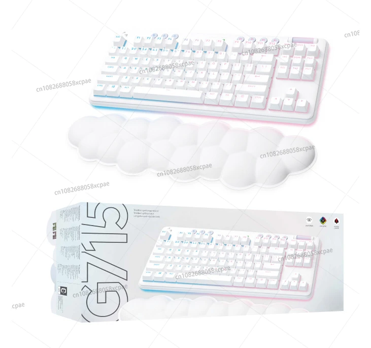 Original  G715 G705 Aurora Series 87keys Wireless Mechanical Keyboard Mouse Combos Set G735 Wireless Bluetooth Headset