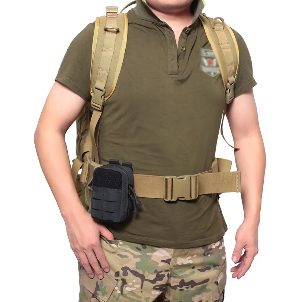 Molle Pouch Outdoor Hunting Survival First Aid Bag Small Utility Pouch  Multi-Purpose Waist Bag