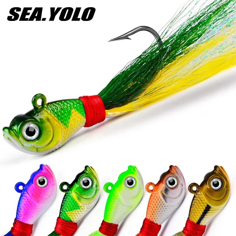 

Sea. Yolo Long-range Sinking Water Lure Baits Lead Fishing Hook High Carbon Steel Overturned Hook Fishing Gear