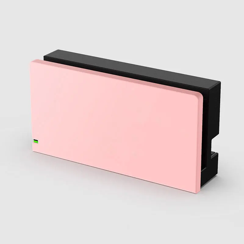 Transparente Frontplatte Schutzhülle für Nintendo Switch Oled Lade TV Dock Station Dekorative Ersatz Frontplatte Fall