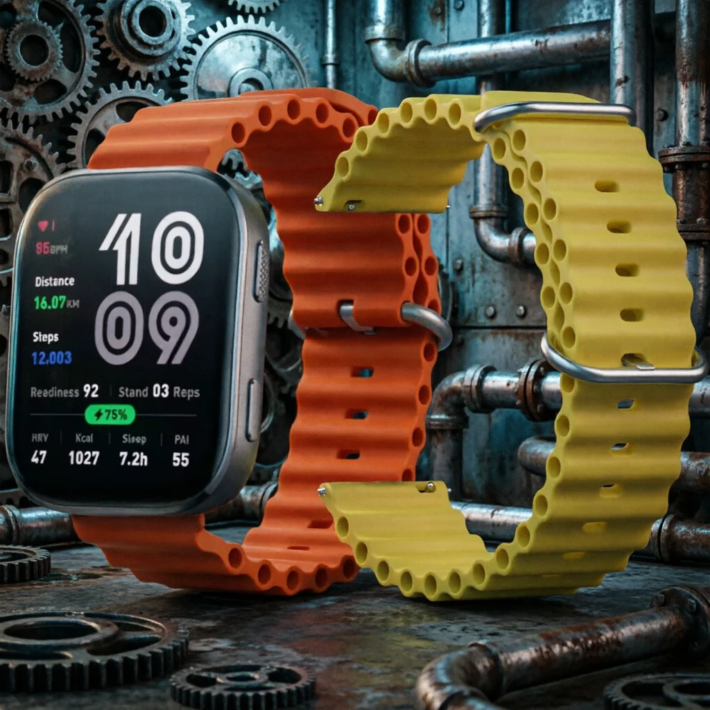 Ocean Silikonarmband für Amazfit Bip6 5 Band Smart Watch Quick 22mm atmungsaktives Sportarmband für Amazfit Bip6 Bip5 Zubehör