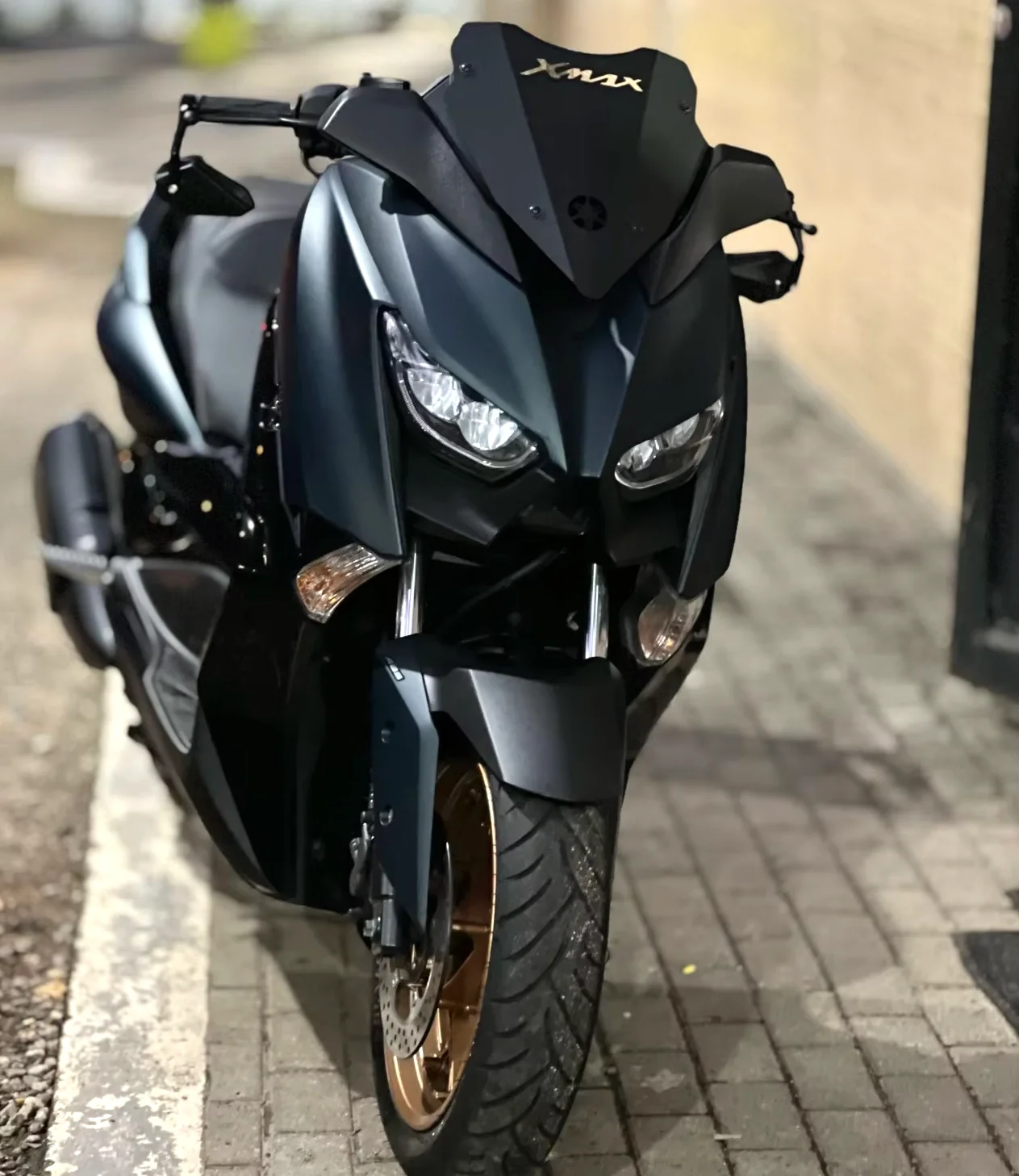 Espelho retrovisor universal para motocicleta, 7/8 ", 22mm, espelho retrovisor para guidão, para honda gsxr er6n ducati cfmoto bmw duke rc