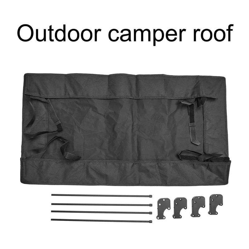 Removable Awning Canopy For Wagon Attachment Sun Shade Cover For 8 Inch Trolley Cart Tube PE Cloth Sun Shelters