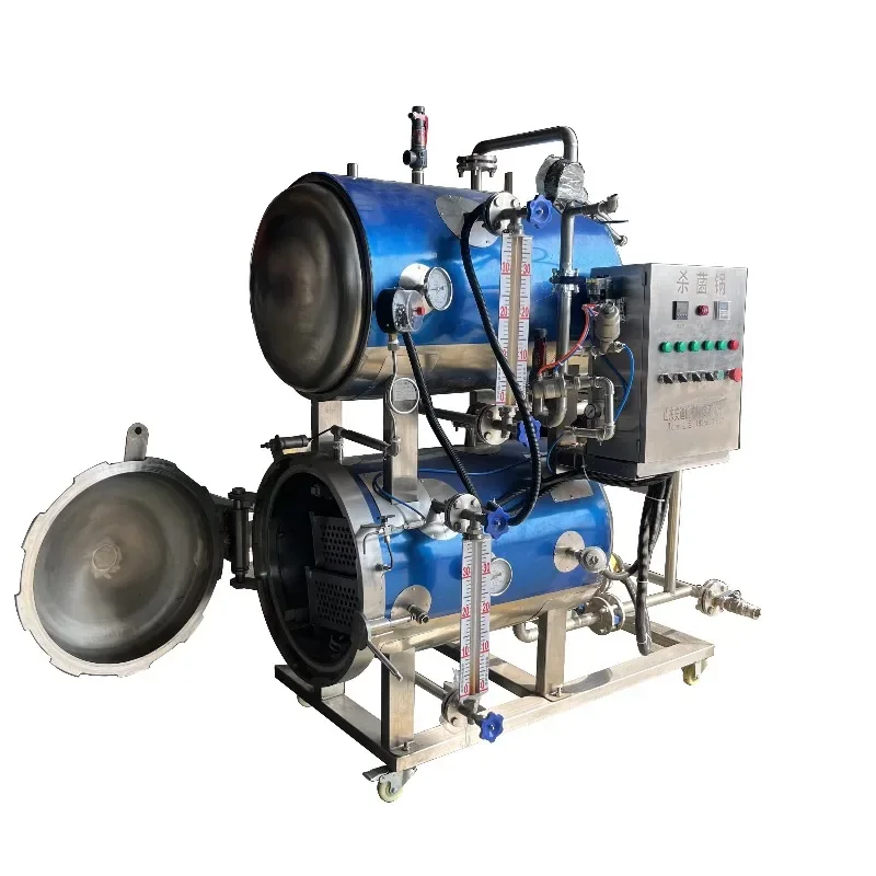 FL PLC Controlled Sterilization Autoclave for Pet Food / Wet Food / Treats Customized