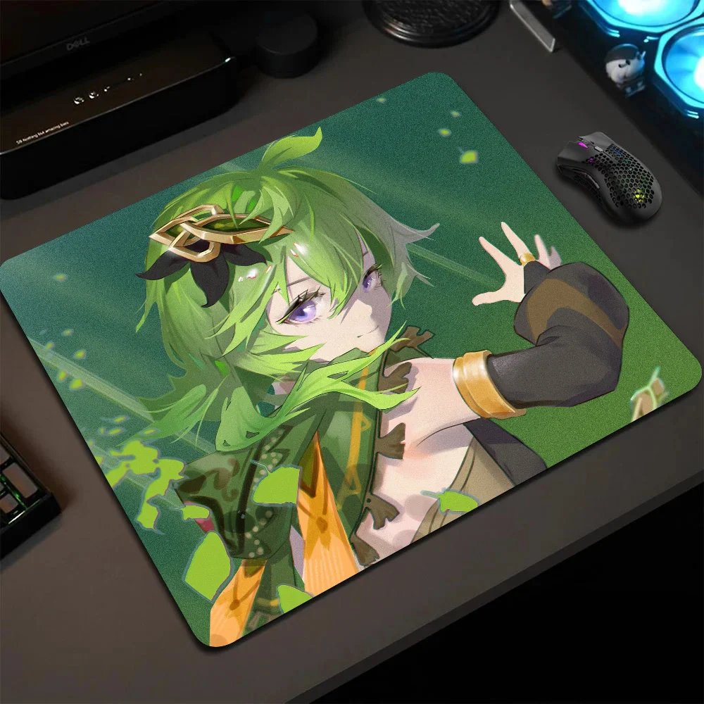 

Collei Genshin Mousepad Small LockEdge Mouse Pad For Gamers Computer Desk Pad Rectangular Anti-slip Rubber