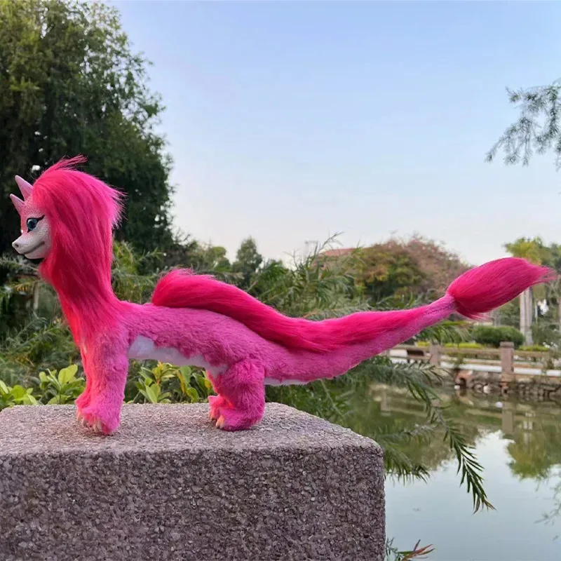 JIT01 لطيف محاكاة الحيوان أفخم دمية تأثيري الكرتون هانت أسطورة التنين سيسو وسادة محشوة لعبة عيد الميلاد هالوين ديكور المنزلHj@1