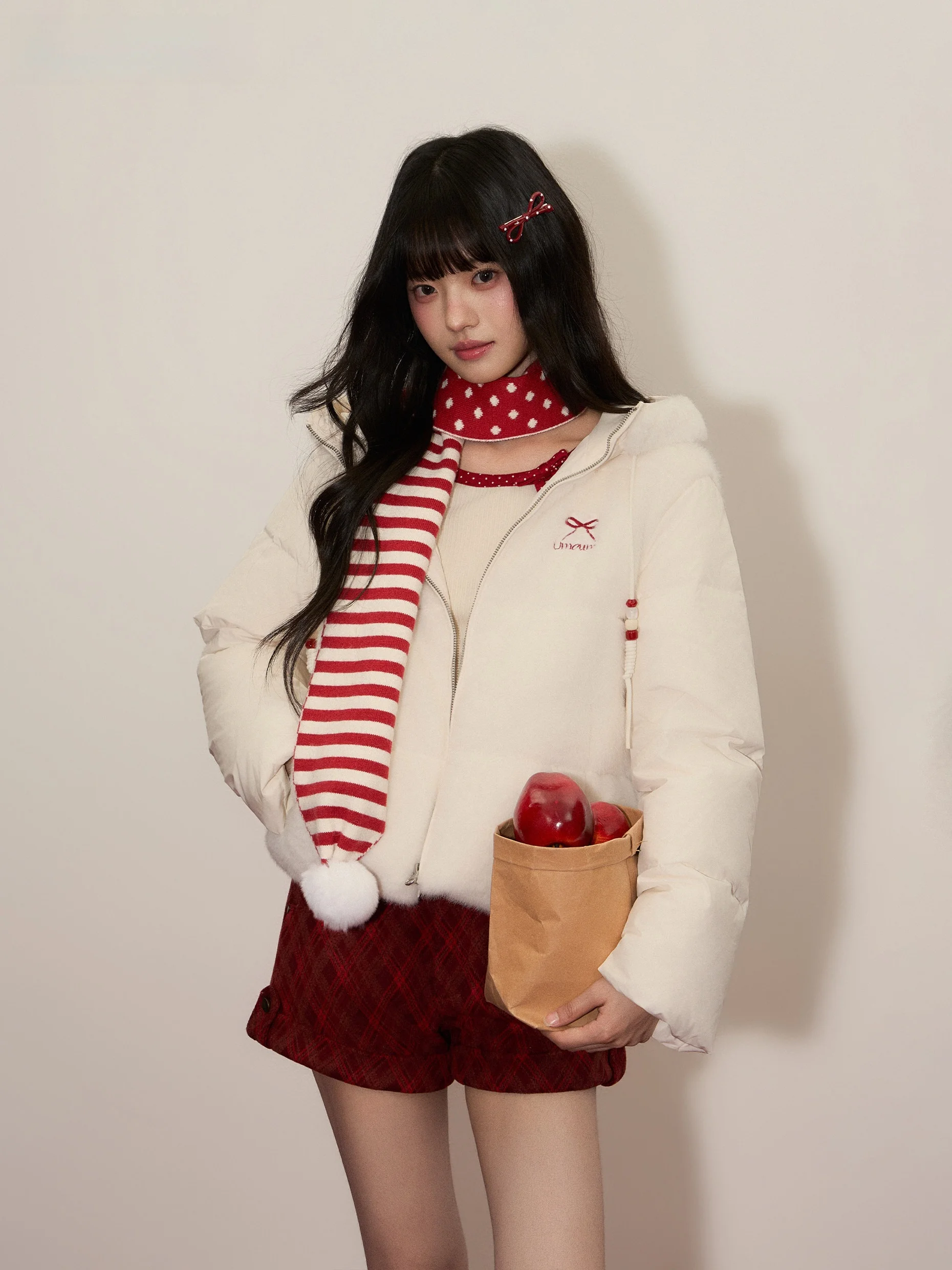 Echarpe-de-noel-et-du-nouvel-an-style-coreen-longue-et-rectangulaire-chaude-a-motif-raye-unisexe-pour-jeunes-avec-pompon-mignon