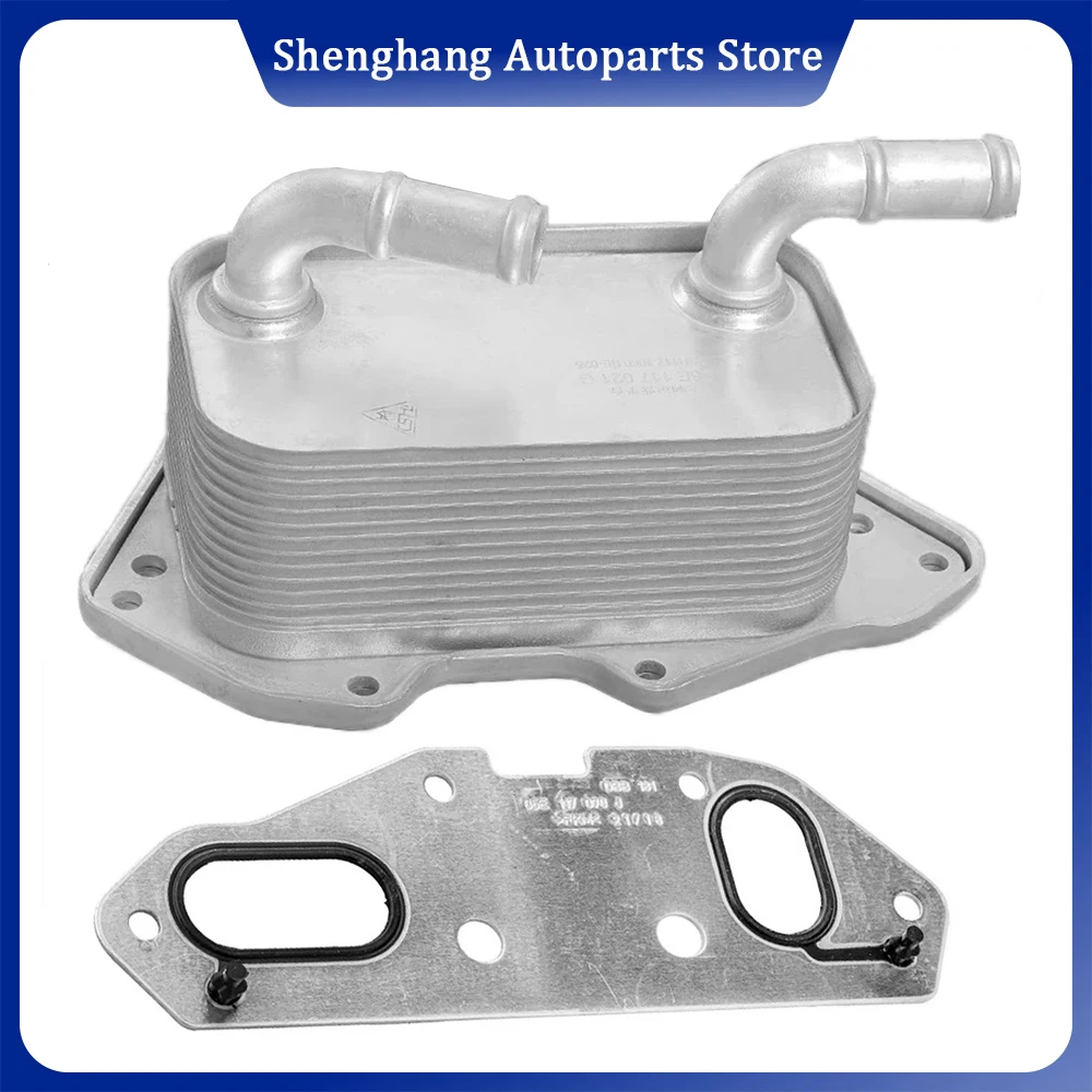 

06E117021G 06E117021L Engine Oil Cooler and Gasket 06E 117 021 G 06E117070D For VW Touareg Audi A6 A7 A8 Q5 Q7 S4 S5 SQ5 3.0L
