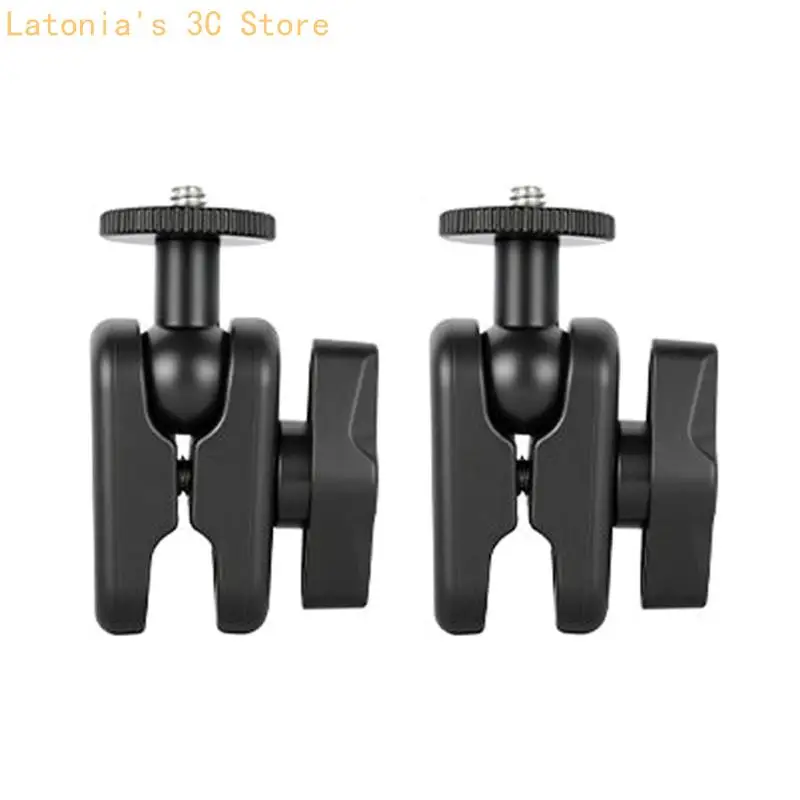 Gerätehalter-Adapter, 2er-Pack mit schwarzem Gehäuse, 1/4-Montageende, täglich X3UB – Detail 9