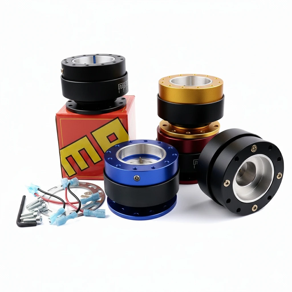 JDM Sport Volante Adaptador de cubo de liberación rápida Snap Off Boss Kit para estilo MOMO