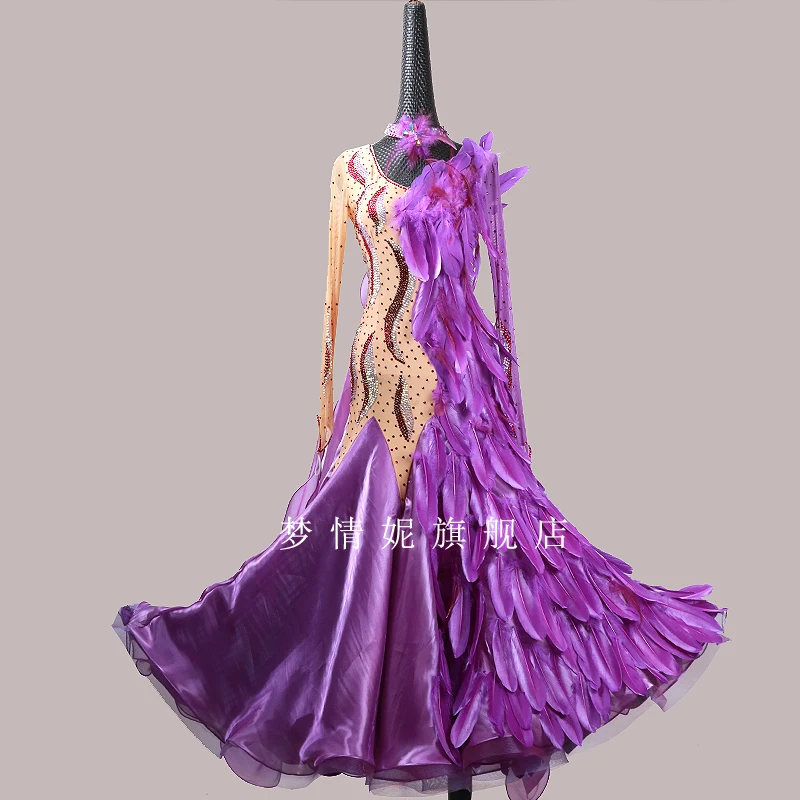 Ballroom Dance Competition Dresses Dance Costumes Waltz Dress For Dancing Clothes Dance Wear Dress Rumba Standard Ballroom Dress