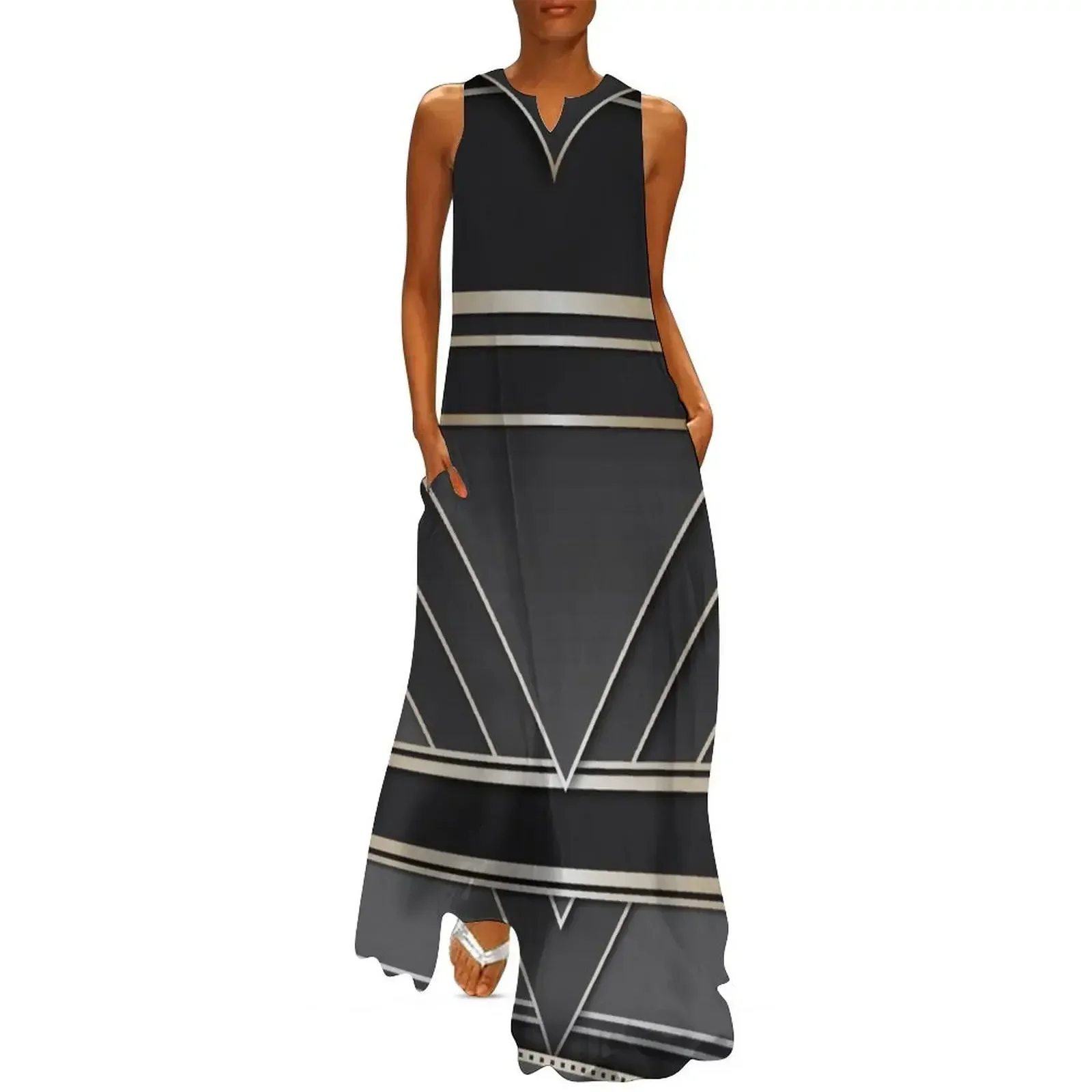 

Art deco design IV Long Dress dress women summer 2025 long dress women summer Evening dresses Elegant gown