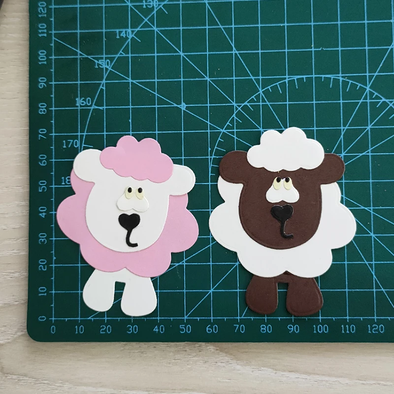 New Sheep metal cutting die mould scrapbook decoration embossed photo album decoration card making DIY handicrafts