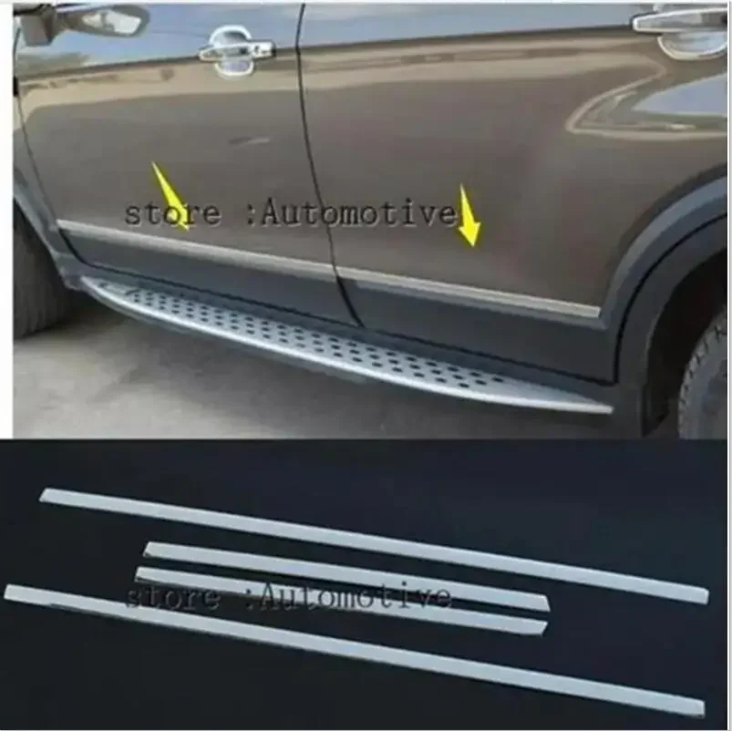 

For Chevrolet Holden Captiva 2012 - 2015 Stainless Steel Door Body Molding Bezel Protector Cover Trim