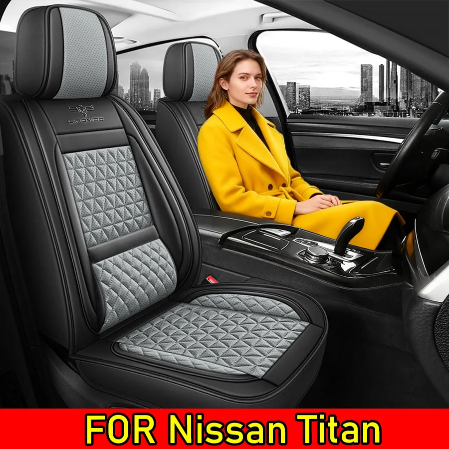 

FOR Nissan Titan Car seat cover high-end PU leather wear-resistant soft and comfortable waist-fixed full-wrap seat cover
