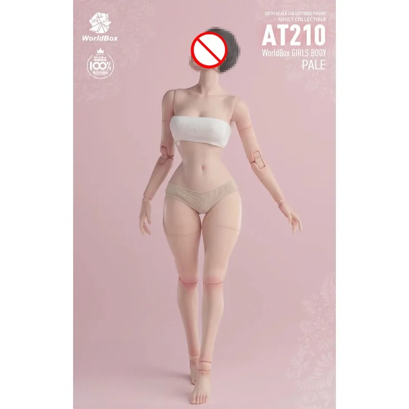 Worldbox AT210 1/6 Schaal Schoonheid Wesp Taille Volledige Bil Gezamenlijke Lichaam 27 cm Super Flexibele Action Figure Gelede Pop Lichaam