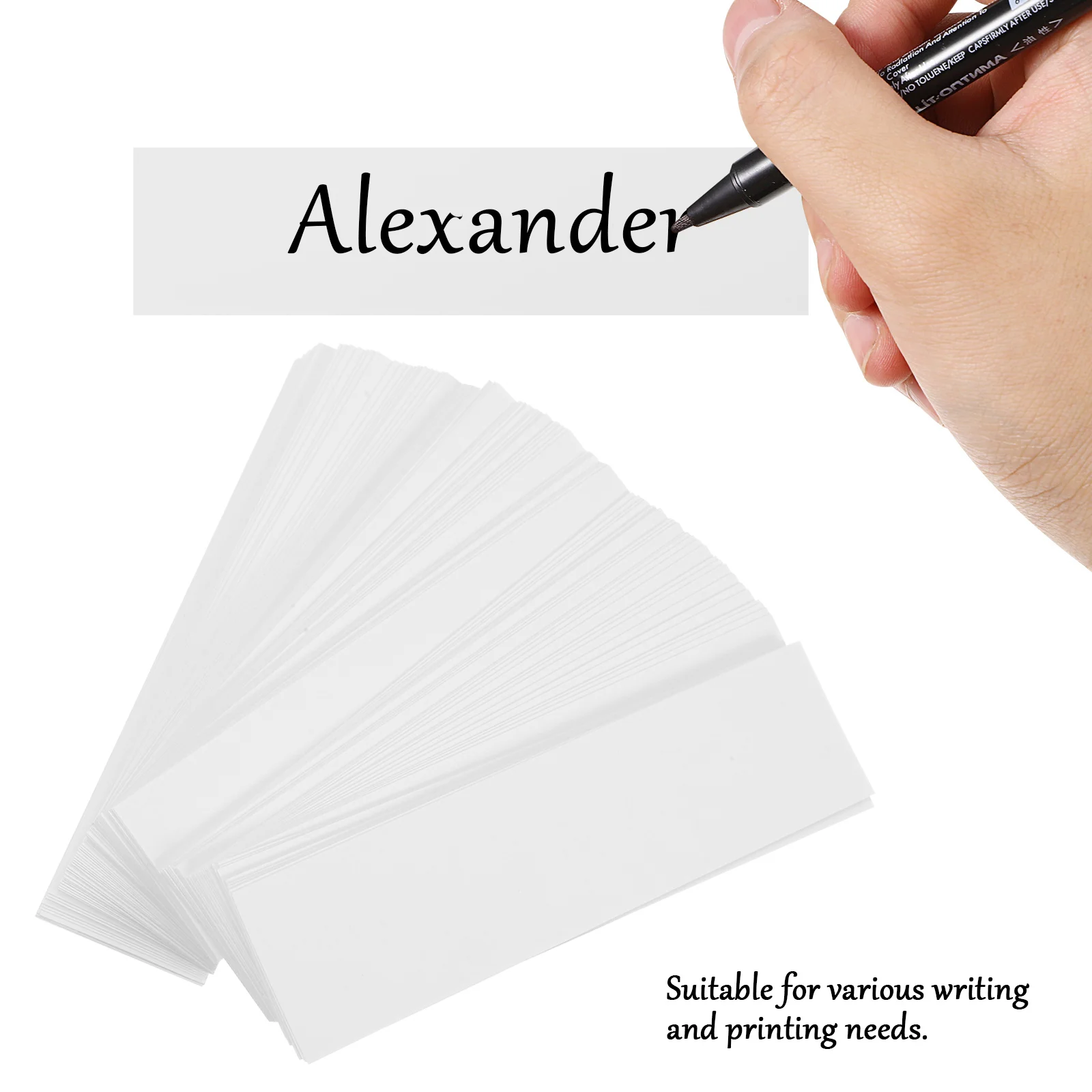 Clear Adhesive Pockets Label Bag Paper Plastic Tags For Labeling Cards Sleeves Labels Organizing