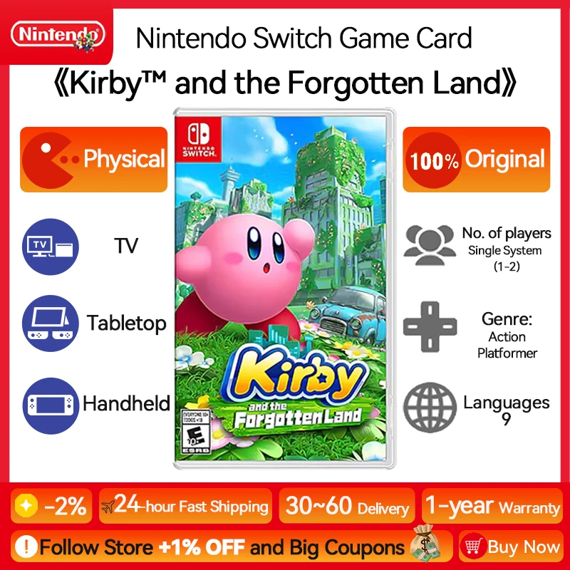 Kirby y la Tierra Olvidada para Nintendo Switch: Todo lo que necesitas saber antes de comprarlo