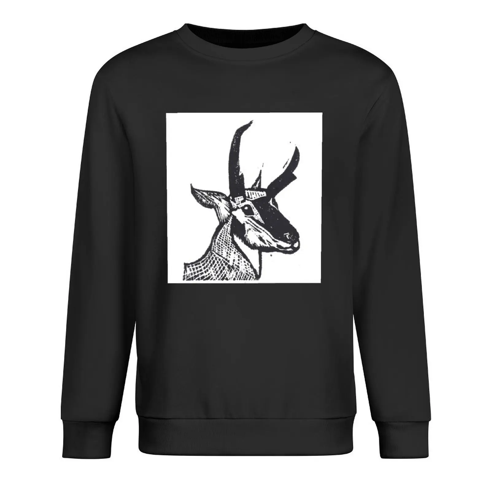

Regal pronghorn antelope portrait Pullover autumn jacket men clothes for men autumn mens clothing men's sweatshirts