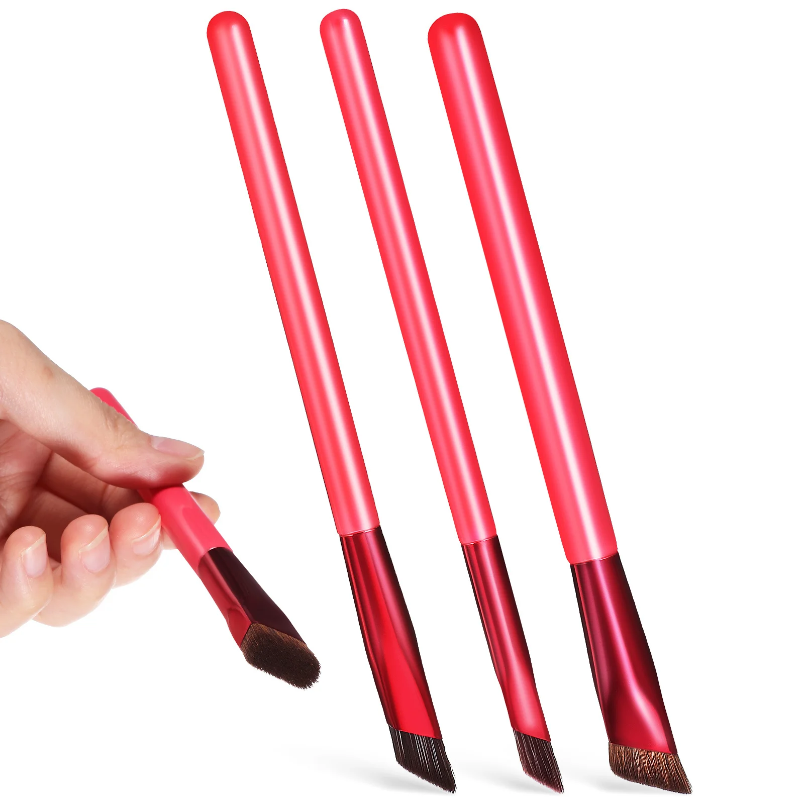 

3Pcs Eyebrow Shaping Brush Set High Quality Handles for Multi Use Tool Kit Ideal for Girls Women Daily