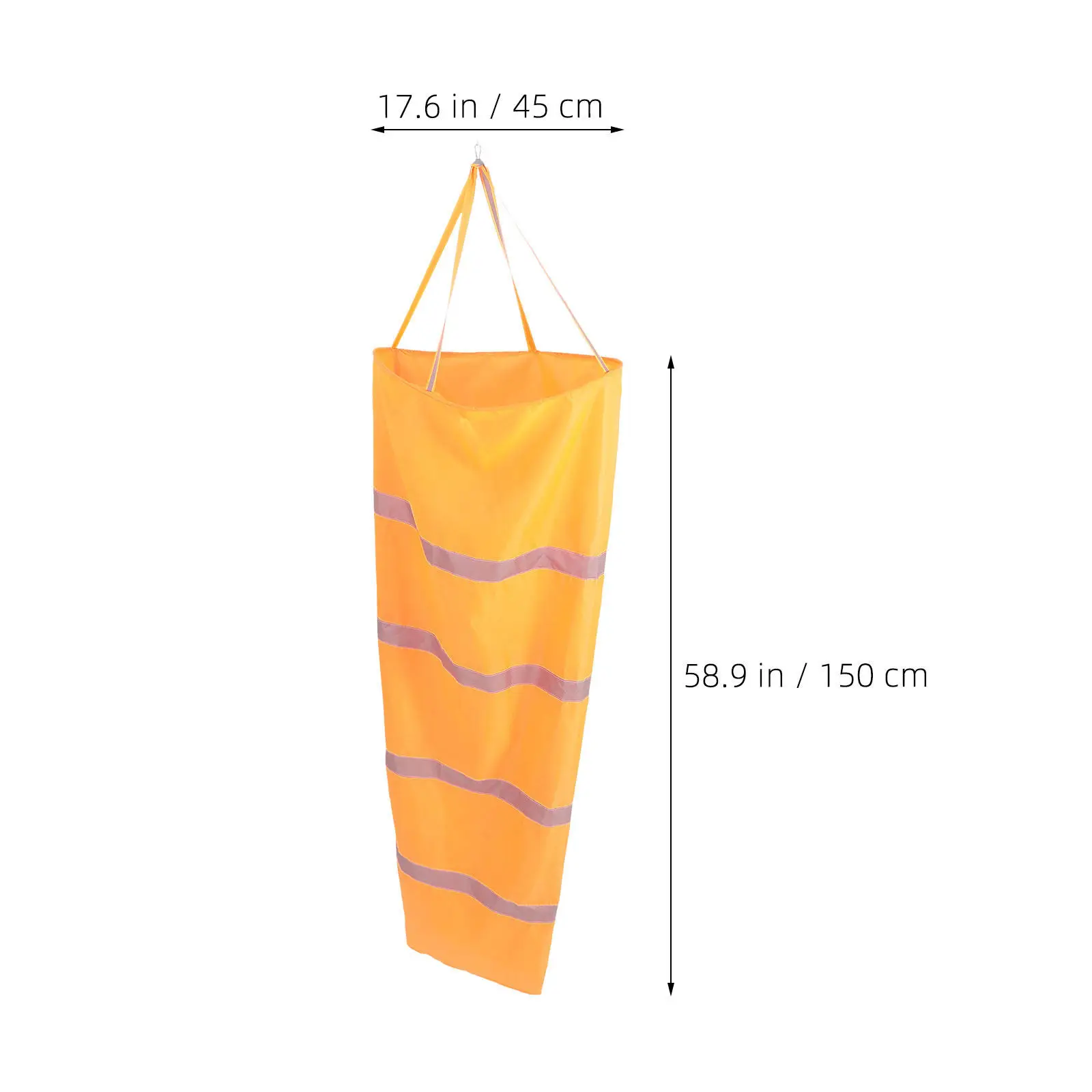 Wind Direction Indicators 2 Pack Outdoor Oxford Fabric Reflective Windsocks for Airport Weather Monitoring