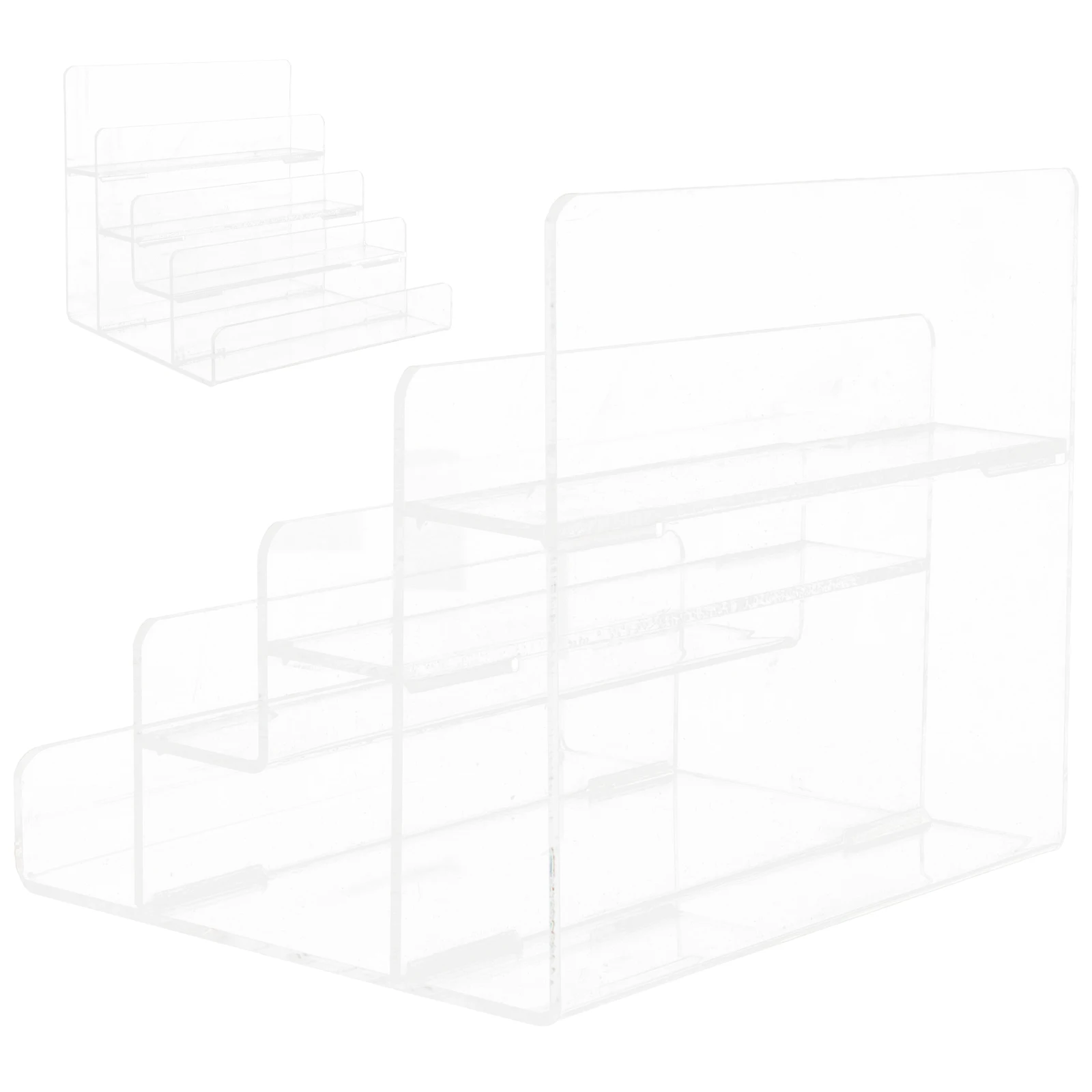

Multi-Layer Purse Display Rack Durable Acrylic Ladder Shape Stand Wallet Organizer Handbag Storage Display Ladder Shape Stand