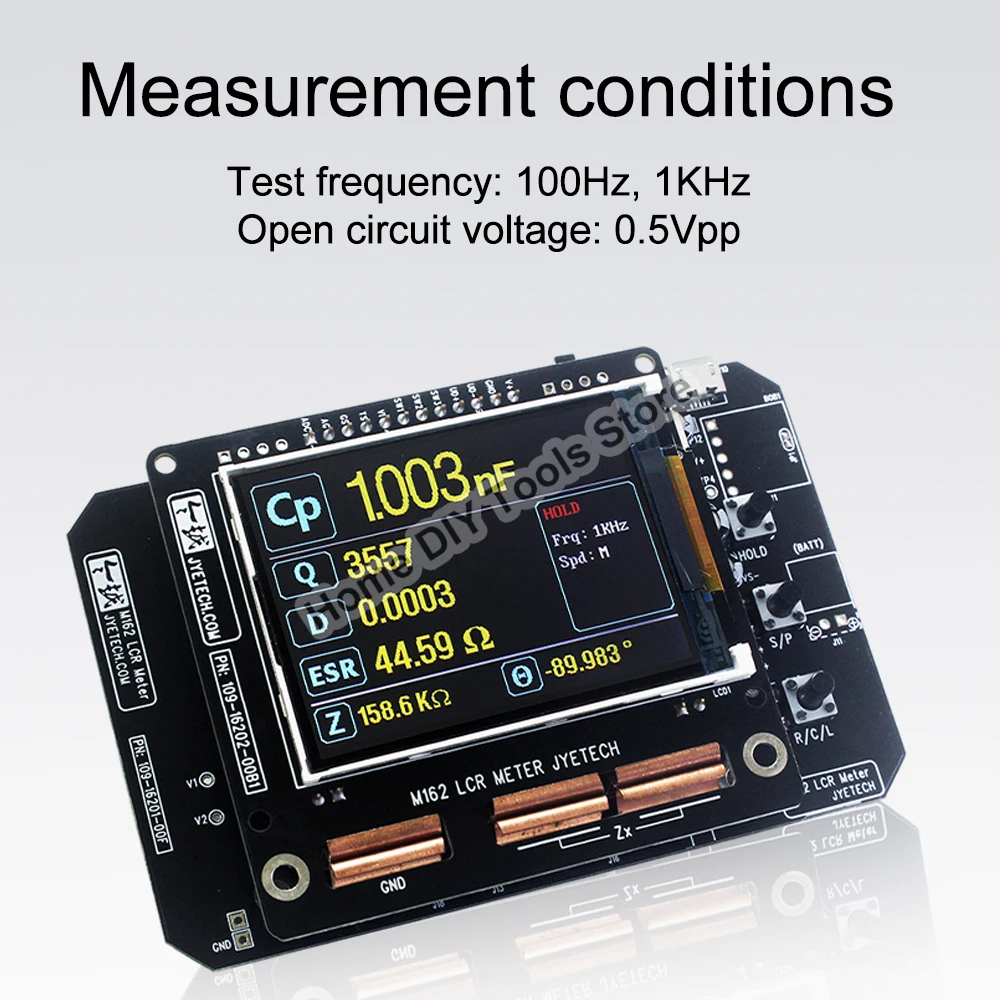Conjunto M162 Lcr Medidor Faça Você Mesmo Kit Portátil Capacitância Tester Multifunções Indutor Capacitor Resistência Detector 1