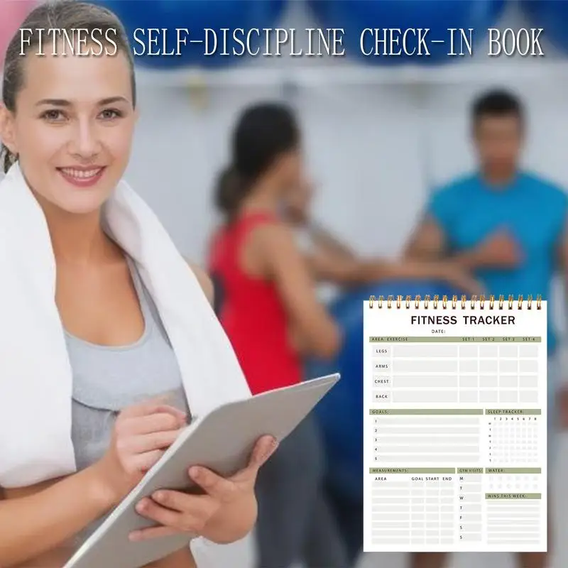 Diario de entrenamiento físico Planificador de entrenamiento para hombres y mujeres Planificador de ejercicios y nutrición resistente para mujeres y hombres para picar gimnasio y hogar